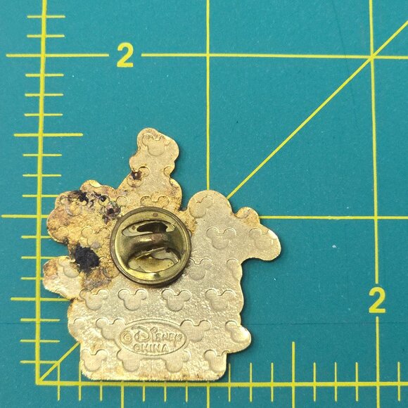 Vintage Disney Pin Mickey Goofy Minnie Personalized "Christopher" Badge - Picture 6 of 7